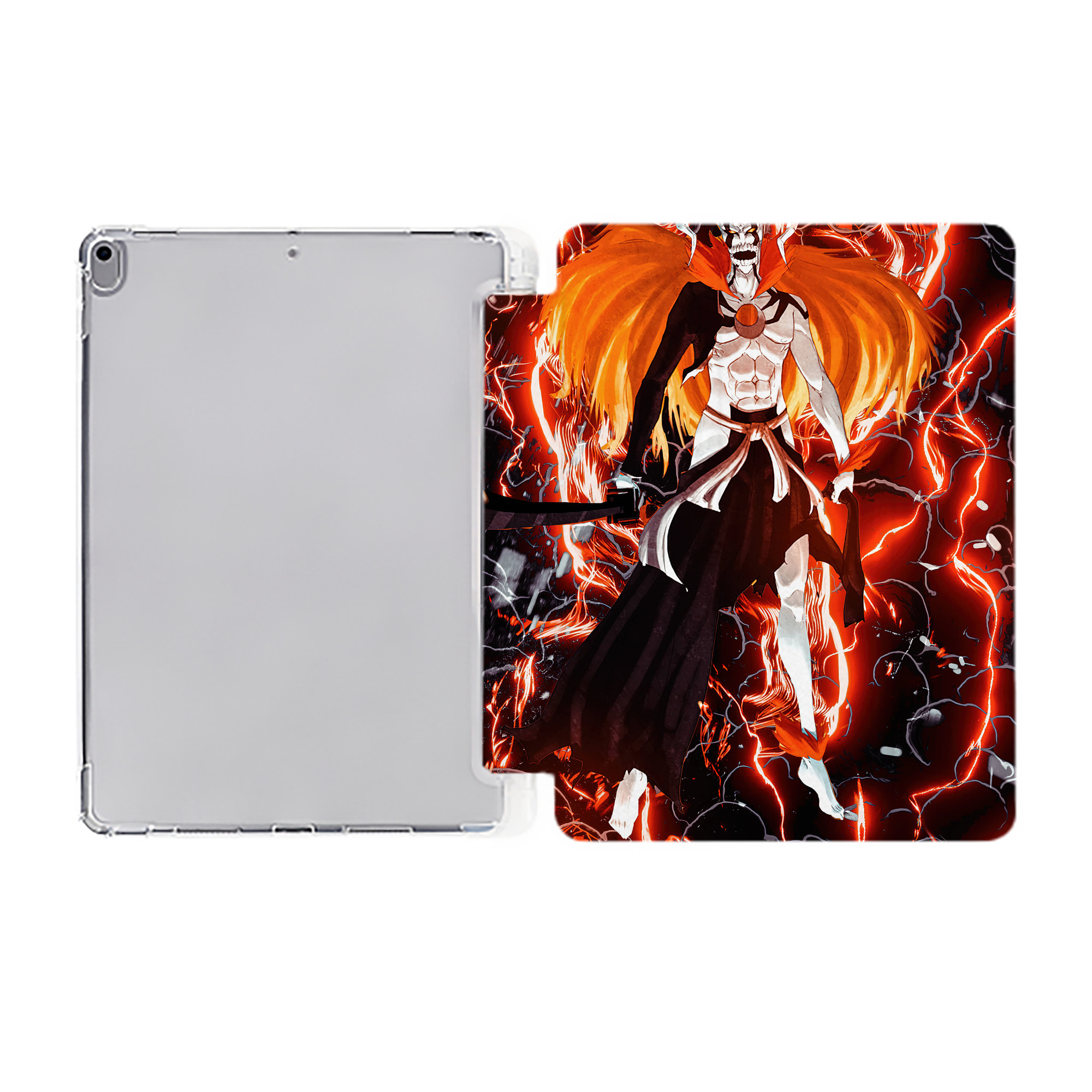 （画像用） ブリーチ BLEACH IPad ケース ペン収納付き 三つ折りスタンド PUレザー×シリコン 対応機種9.5/10.5/10.9インチ